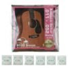 Sienna 6 PCS Brass Acoustic Guitar String for Guitar Players
