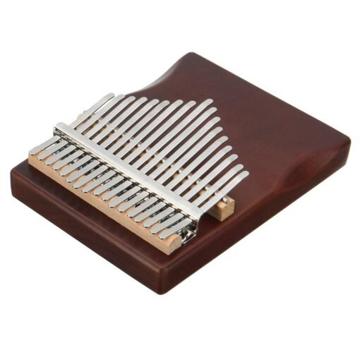 Gray 17 Key Kalimba Spruce Wood Thumb Piano Finger Musical Beginner Instrument Gift