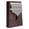 Dark Olive Green 17 Keys Wooden Kalimba African Mahogany Thumb Pocket Piano Finger Percussion Music Instrument