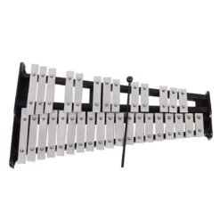 Gray 32 Note Xylophone Aluminum Piano Orff Instrument with Bag