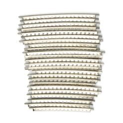 Beige 24pcs Set Electric Guitar Frets Wire Nickel-copper Alloy Fret Wire for Guitar Ukulele Musical Instruments Parts Accessories