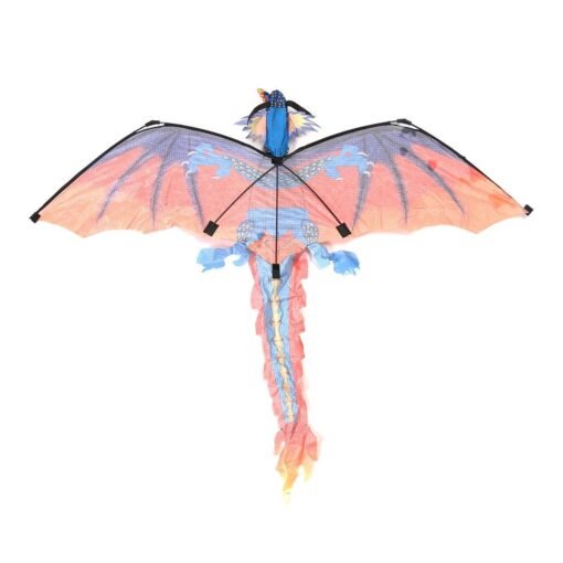 Light Pink 55 Inches Cute Classical Dragon Kite 140cm x 120cm Single Line Kite With Tail