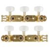 Sienna 2Pcs Acoustic Guitar String Tuning Pegs Keys Machine Heads Tuners Color Gold