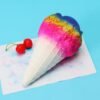 19cm Jumbo Squishy Ice Cream Multicolor Slow Rising Soft Collection Gift Decor Toy - Toys Ace