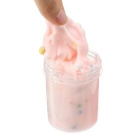 Light Pink 120ML Crystal Mixed Plasticine Slime Mud DIY Gift Toy Stress Reliever