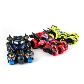 Red 1:32 Alloy M5221 Launch Chariot Pull Back Diecast Car with Sound Light Model Toy for Children
