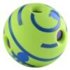 Yellow Green 6 Inch Pet Dog Play Ball Training Chew With Funny Sound Toys Squeaky Giggle Ball