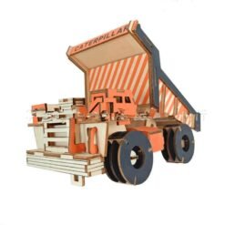 3D building block puzzle toy (Orange) - Toys Ace