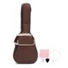 Dark Olive Green 41 Inch Double Straps Padded Waterproof Shockproof Rubber Bottom Guitar Gig Bag Guitar Carrying Case