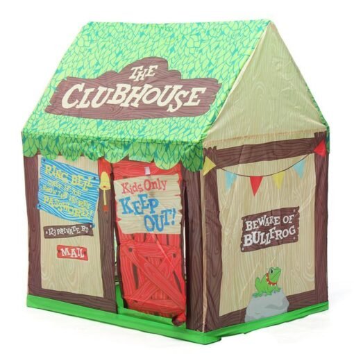 Maroon 30 Inches Kids Tent Children Game Room Boys Girls Castle Cubby Play House Cottage Toys