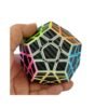Black 5Pcs Per Box Carbon Fibre Magic Cube Pyraminx Dodecahedron Axis Cube 2x2 And 3x3 Cube Speed Puzzle