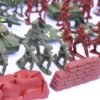 Dim Gray 170 PCS Soldier Scene Model Set Toys For Kids Children Gift