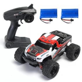 Light Coral 2 Batteries Version HS 18301/18302 1/18 2.4G 4WD Big Foot RC Car Off-Road Vehicle RTR Toys