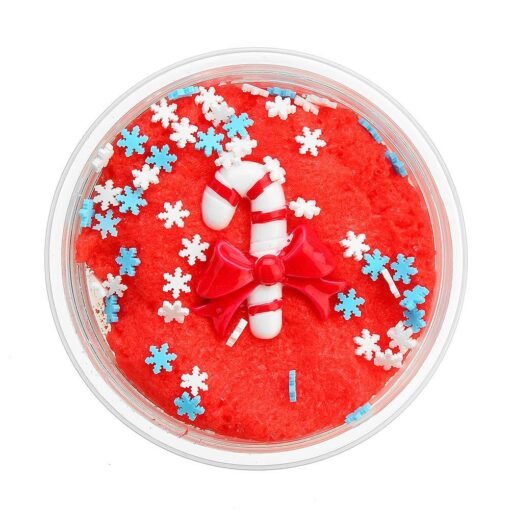 Orange Red 60ML Christmas Cloud Slime Scented Charm Mud Stress Relief Kids Clay Toy