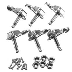 Dim Gray 6PCS 6R Guitar Tuning Pegs Tuners Machine Heads for Fender Replacement