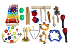 19-Piece Musical Instrument Set Early Education Teaching Aids - Toys Ace