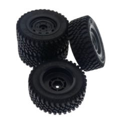 4-Piece Rubber Wheel Tire Set - Toys Ace