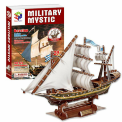 3D Three-Dimensional Puzzle Mystery Pirate Ship Model Children Diy Assembling and Inserting Toys - Toys Ace