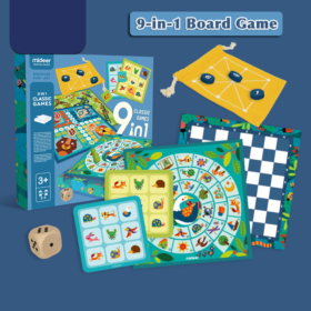 16-In-1 Multifunctional Board Game Children'S Puzzle Board Game - Toys Ace