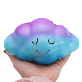16CM Star Clouds Cute Squishy Slow Rising Phone Straps Bread Cake Kid Toy Original Packaging - Toys Ace