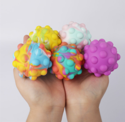 3D Decompression Ball Silicone Decompression Vent Toy Shiatsu