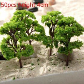 10Pcs 9Cm HO OO Scale Model Trees Train Railroad Layout Diorama Wargame Scenery - Toys Ace
