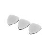 Light Gray 3Pcs Guitar Picks Stainless Steel for Acoustic Bass Guitar Parts