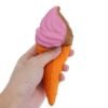 Chocolate 18cm Squishy Ice Cream Slow Rising Toy with Sweet Scent With Original Package
