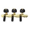 Tan 2Pcs Acoustic Classical Guitar Tuning Pegs Machine Heads Tuners Guitar Parts