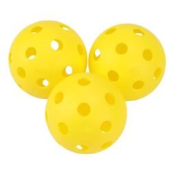 Gold 4Pcs/Set Pickleball Balls Pro 26 Holes Design for Outdoor & Indoor Sport Toys