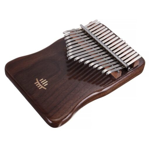 Dark Slate Gray 17 Key Kalimba Finger Hand Piano Mahogany Thumb Piano Wood Music Instrument Kit