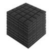 Dark Slate Gray 24 Pieces 50*50*5CM Soundproofing Foam Sound Absorbing Sponge for Piano Room Drum Studio