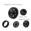 1 Pair Lobot 68mm Silicone Robot Car Wheels Compabible With TT Moter For DIY RC Robot Car - Toys Ace