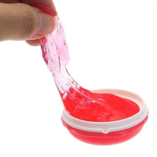 Orange Red 6PCS Macaron Slime Macaroon 5.5cm Crystal Clay Rubber Mud Intelligent Hand Gum Plasticine DIY Toy Gift
