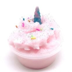 Light Pink 60ML Slime Brushed Mud Unicorn  Crystal Clay Decompression Plasticine Toys