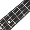 Dark Slate Gray 21 Inch Burlywood Soprano Ukulele Uke Hawaiian Guitar 12 Fret With Tuner Strap Carrying Bag