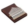 Gray 17 Key Kalimba Spruce Wood Thumb Piano Finger Musical Beginner Instrument Gift