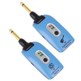 Cornflower Blue 2.4GHz Wireless Guitar System Transmitter A9 Receiver Built-in Rechargeable Musical Instrument Accessories