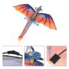 Tomato 55 Inches Cute Classical Dragon Kite 140cm x 120cm Single Line Kite With Tail