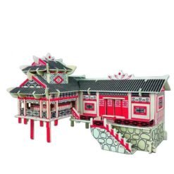 (Mingxuan Tea House) Wooden Puzzle (Mingxuan Tea House) - Toys Ace