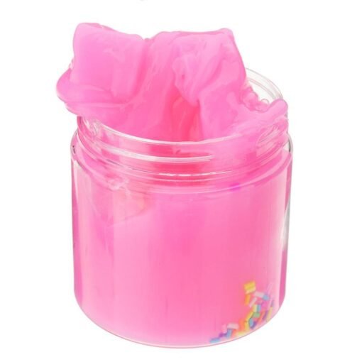 Hot Pink 100ML Slime Crystal Decompression Mud DIY Gift Toy Stress Reliever