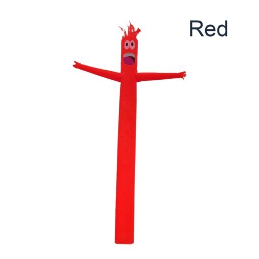 Red 4m Inflatable Advertising Tube Man Air Sky Dancing Puppet Flag Wacky Wavy Wind Man Decorations