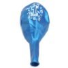 Steel Blue 10 Pcs Per Set Blue Boy's 1st Birthday Printed Inflatable Pearlised Balloons Christmas Decoration