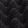Black 30x30x6cm Acoustic Panels Tiles Studio SoundProof Foam Insulation Closed Cell Foam