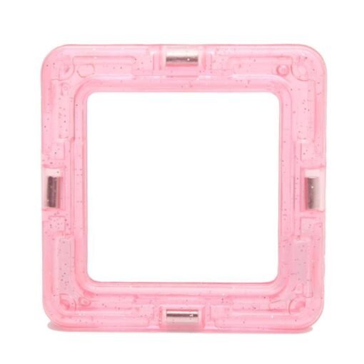Pink 32PCS Magnetic Blocks Magnet Tiles Kit Building Play Toy Boys Girls Kids Gift