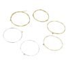 White Smoke 6 PCS Brass Acoustic Guitar String for Guitar Players