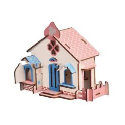 3d wooden puzzle (Pink) - Toys Ace
