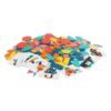 Tomato 180 Pcs Colorful Creative Multi-Shape Puzzle Develop Thinking Ability Educational Toy with Bag for Kids Gift