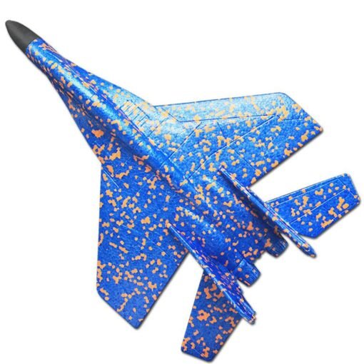 Royal Blue 44cm EPP Plane Toy Hand Throw Airplane Launch Flying Outdoor Plane Model