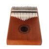 Saddle Brown 17 Key Kalimba Thum Finger Piano Beginner Practical Wood Musical Instrument Kit